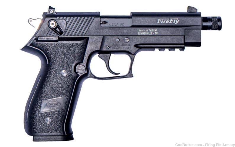 ATI / GSG Firefly Black Finish 4.9" Threaded Barrel 8.2" Overall 10+1-img-0