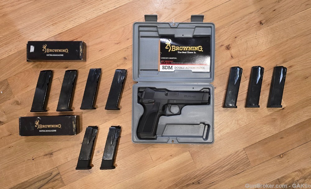 Browning BDM with Factory Box, 9 Magazines-img-0
