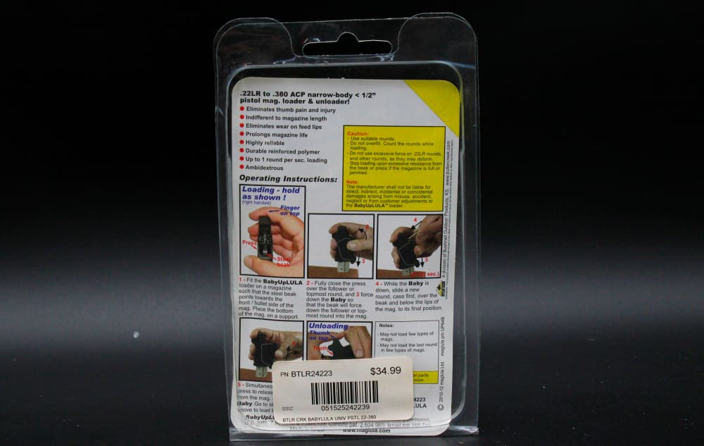 MAGLULA BabyLula Magazine Loader For .22LR, .25, .32, .380ACP Cal Magazines-img-1