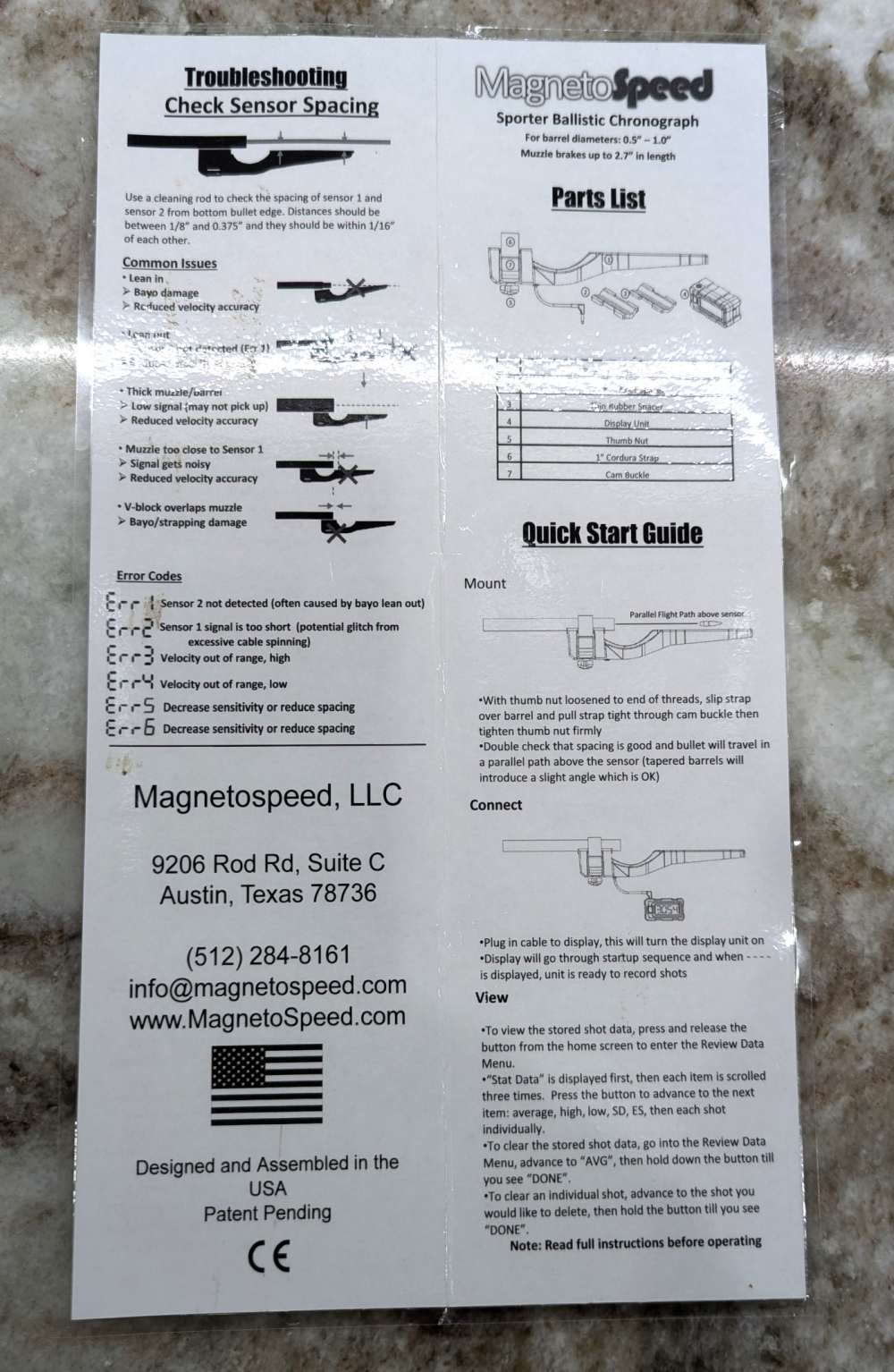 MagnetoSpeed Sporter Ballistics Chronograph -img-3