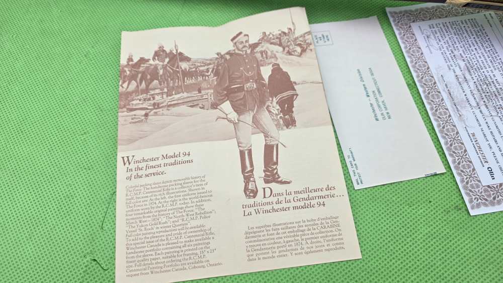 RARE WINCHESTER 94 RCMP COMMEMORATIVE ROYAL CANADIAN MOUNTED POLICE 1973-img-40