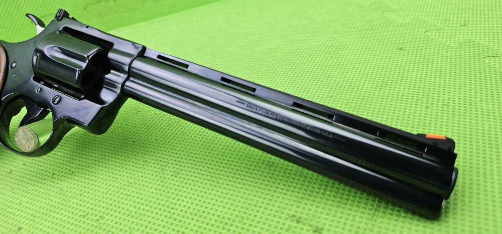 COLT PYTHON * 8-INCH * BORN 1990 ROYAL BLUE 357 MAG 8" GEN 3 GRIPS-img-9
