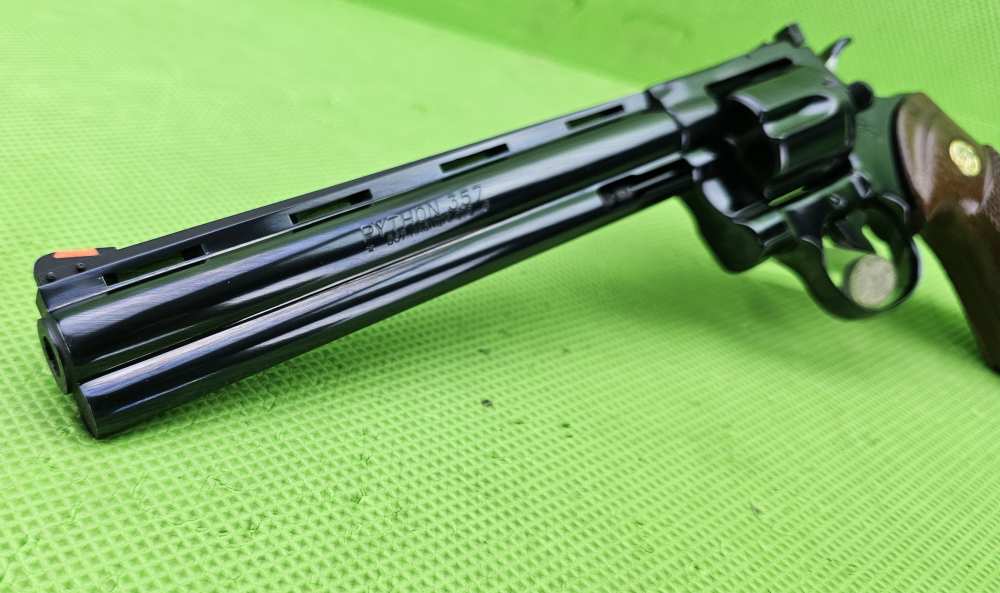 COLT PYTHON * 8-INCH * BORN 1990 ROYAL BLUE 357 MAG 8" GEN 3 GRIPS-img-3