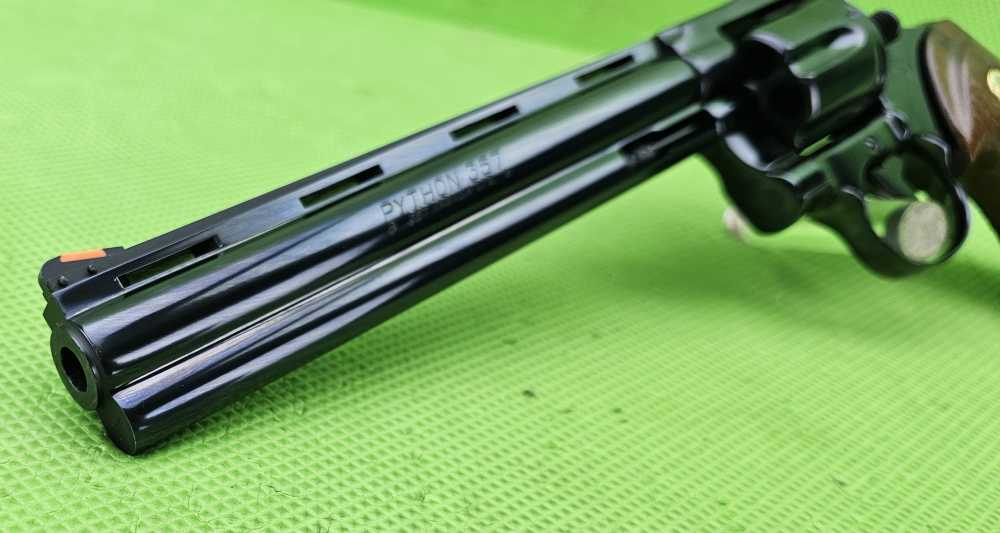 COLT PYTHON * 8-INCH * BORN 1990 ROYAL BLUE 357 MAG 8" GEN 3 GRIPS-img-2
