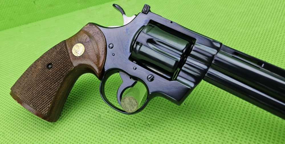 COLT PYTHON * 8-INCH * BORN 1990 ROYAL BLUE 357 MAG 8" GEN 3 GRIPS-img-11
