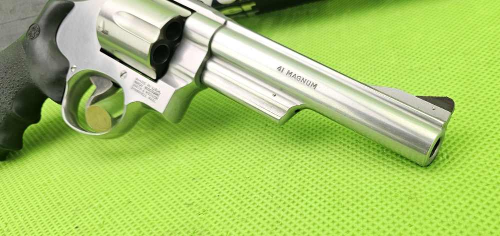S&W SMITH & WESSON 657 * 41 MAGNUM BORN 1995 * 657-3 TARGET HAMMER/TRIGGER-img-7
