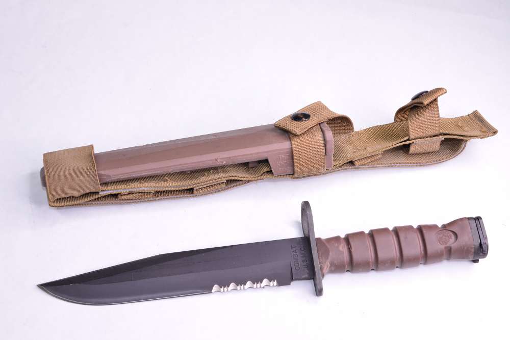 RaRe Ontario COMBAT USMC OKC  M9 3S Bayo Bayonet Knife for Colt AR15 Rifle-img-0