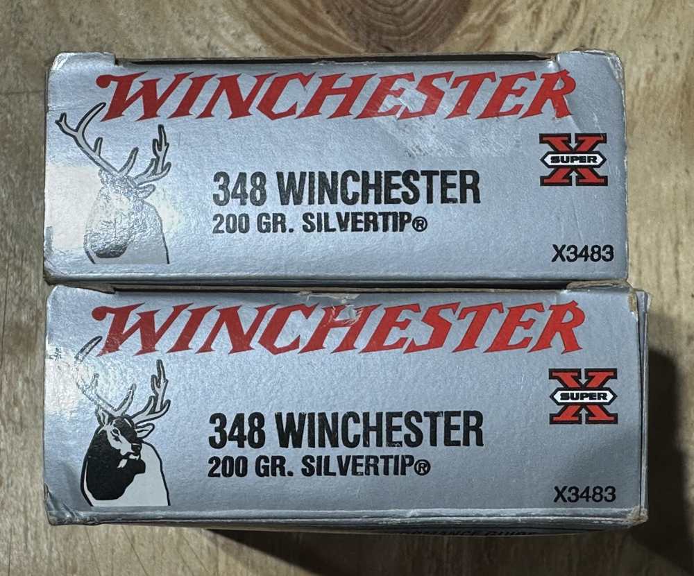 40 rounds of Winchester Super-X 348 Win 200 Grain SILVERTIP ammo-img-0