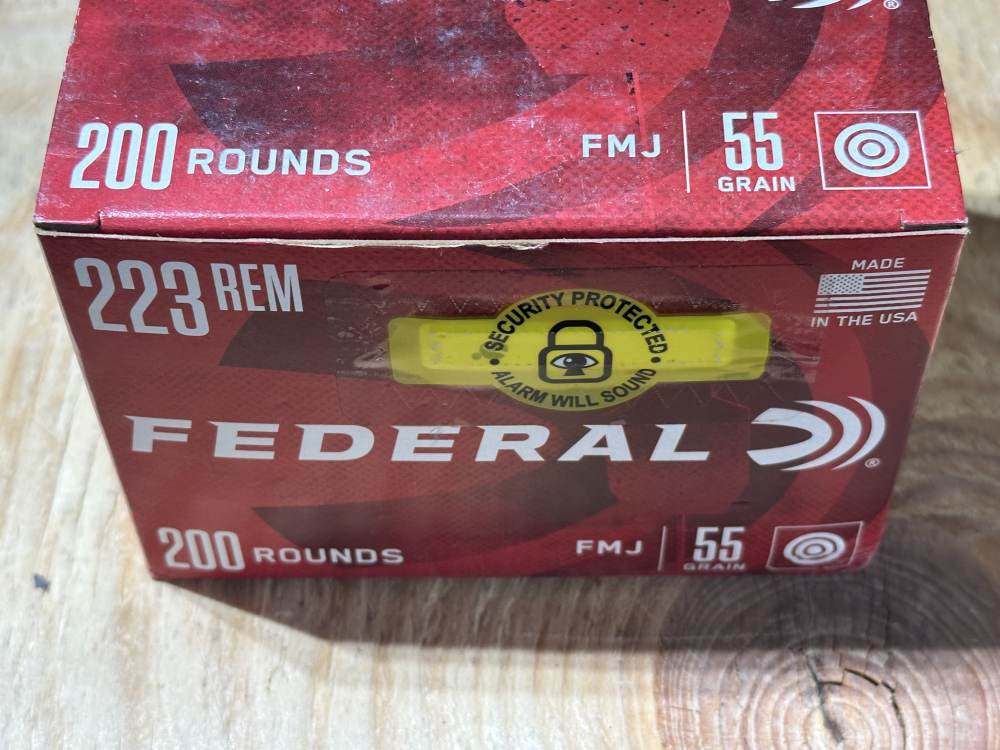200 rounds of new Federal 223 Rem 55 grain FMJ ammo-img-2
