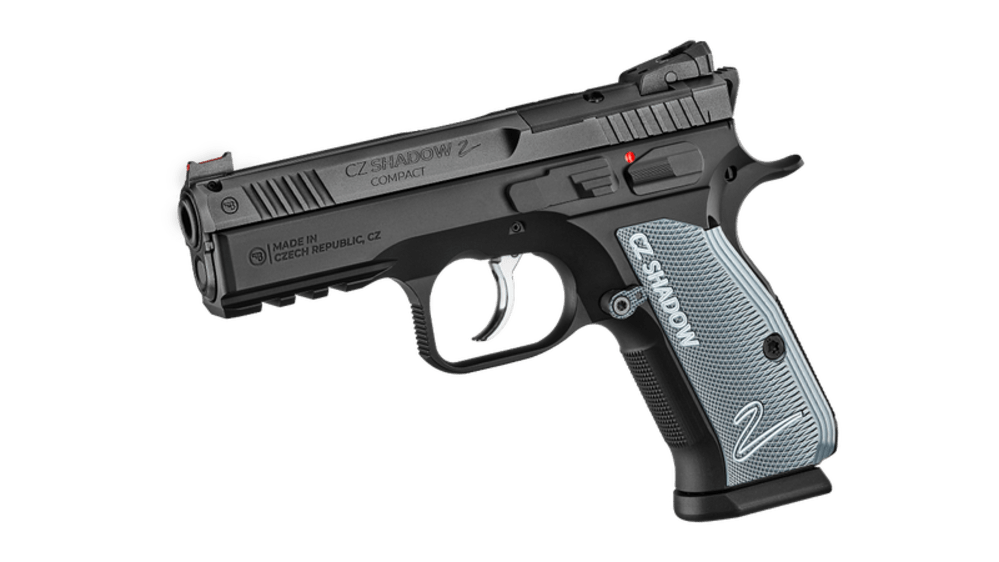 CZ Shadow 2 Compact Black / Grey 9mm 4" Barrel 15-Rounds Optics Ready-img-0
