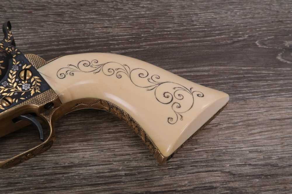 Colt 1851 Navy Presentation Revolver .36 Cal 1853 w/Case-img-6