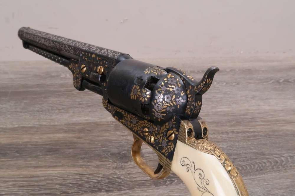 Colt 1851 Navy Presentation Revolver .36 Cal 1853 w/Case-img-10