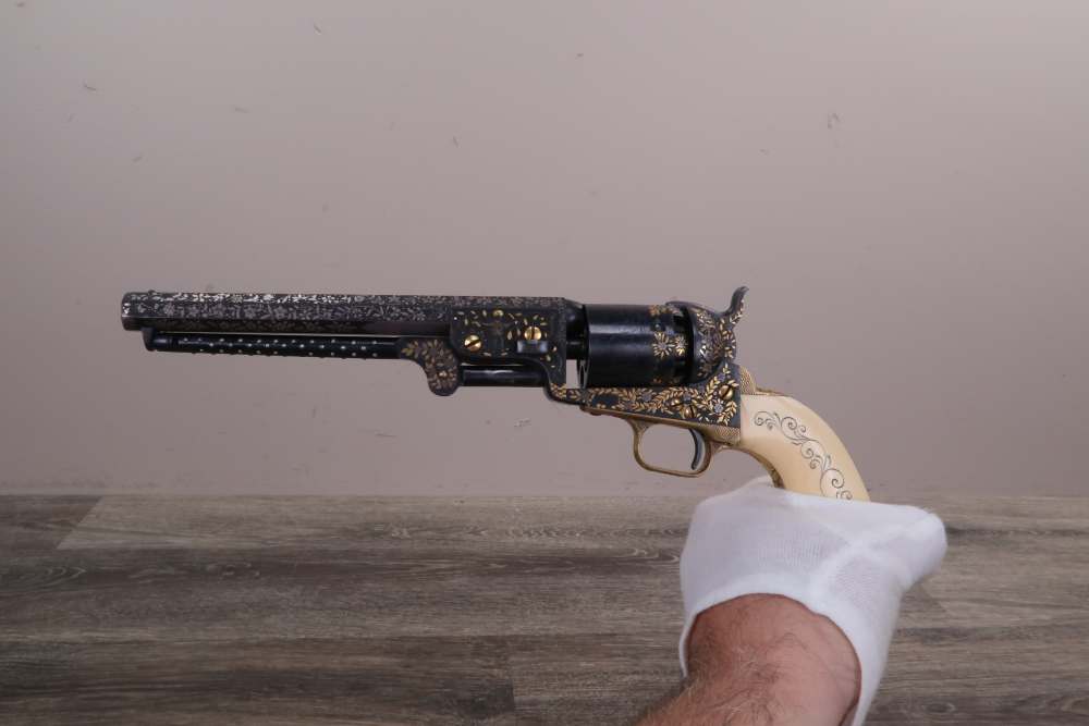 Colt 1851 Navy Presentation Revolver .36 Cal 1853 w/Case-img-21