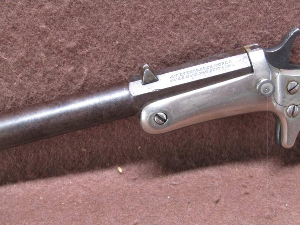 J Stevens Offhand 35 22 Cal Top Break Single 10" BRL Shootable Bore C&R-img-10