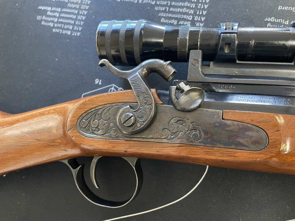 Thompson Center T/C  RENEGADE .54 CAL 26"  - w/ Scope - NICE like Hawken-img-3