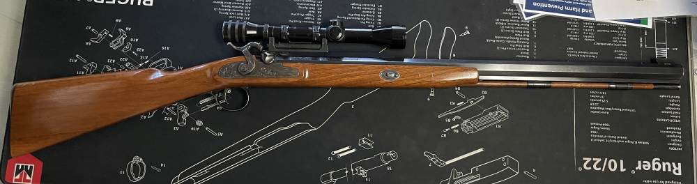 Thompson Center T/C  RENEGADE .54 CAL 26"  - w/ Scope - NICE like Hawken-img-0