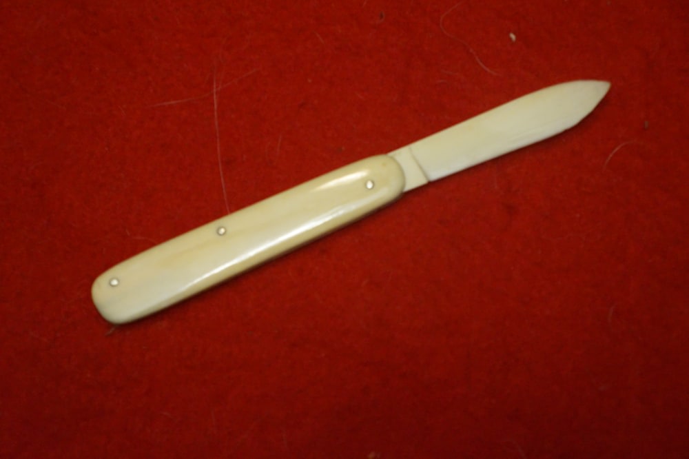 Very Rare Antique Ivory Smallpox Vaccination knife 1800-1850-img-2