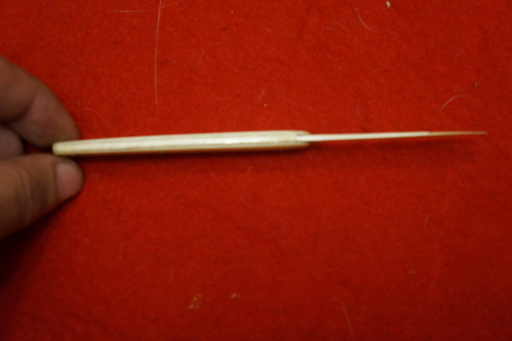 Very Rare Antique Ivory Smallpox Vaccination knife 1800-1850-img-3