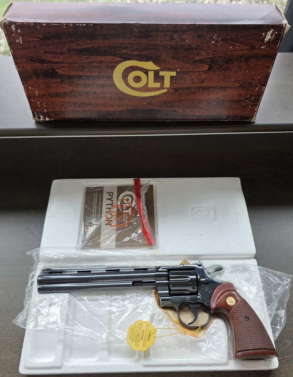  Colt Python 357 Mag 8 inch New in original box Rare -img-0