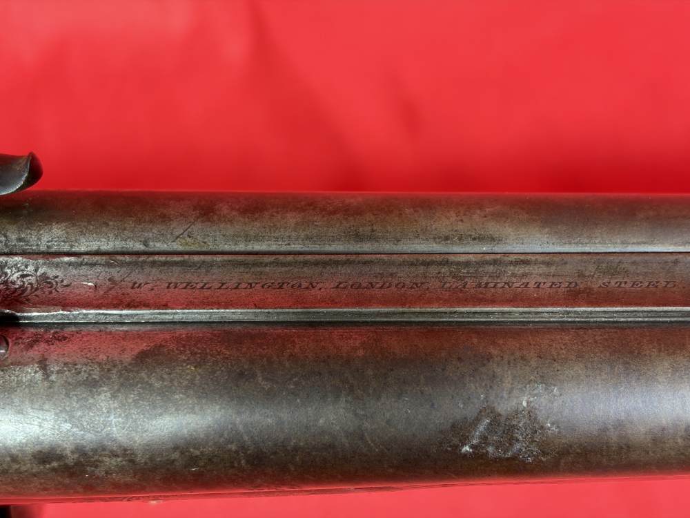 W. Wellington of London 12 Ga Pinfire SxS Bottom Lever - Rare!-img-14
