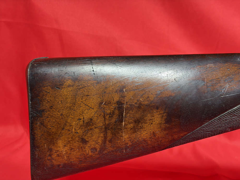 W. Wellington of London 12 Ga Pinfire SxS Bottom Lever - Rare!-img-4