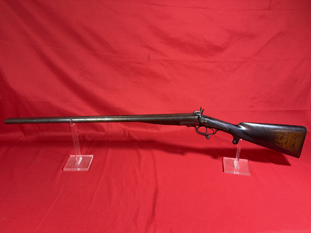 W. Wellington of London 12 Ga Pinfire SxS Bottom Lever - Rare!-img-25