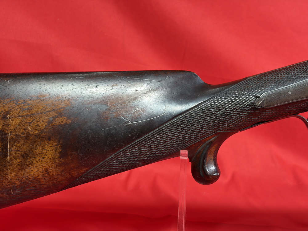 W. Wellington of London 12 Ga Pinfire SxS Bottom Lever - Rare!-img-3