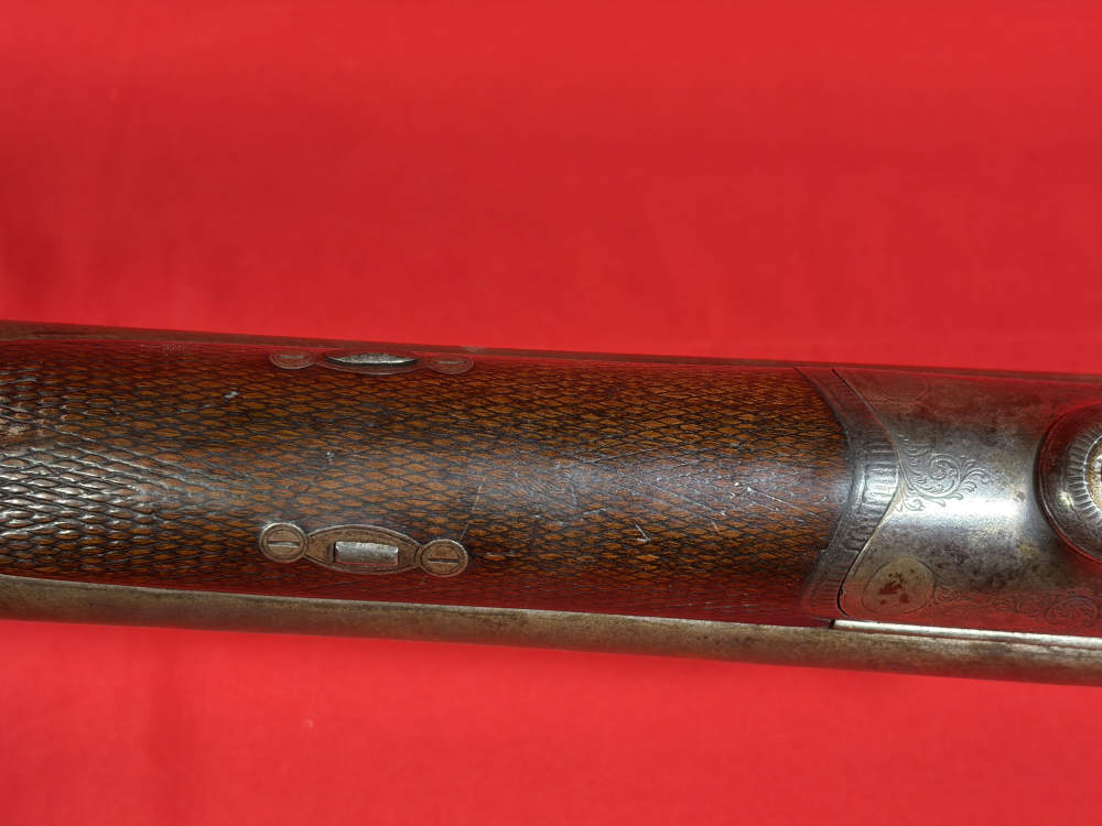 W. Wellington of London 12 Ga Pinfire SxS Bottom Lever - Rare!-img-38