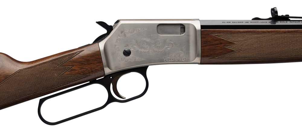 Browning BL-22 Field Grade II Octagon 22 S, L, LR 24" 024105155 Nickel-img-3