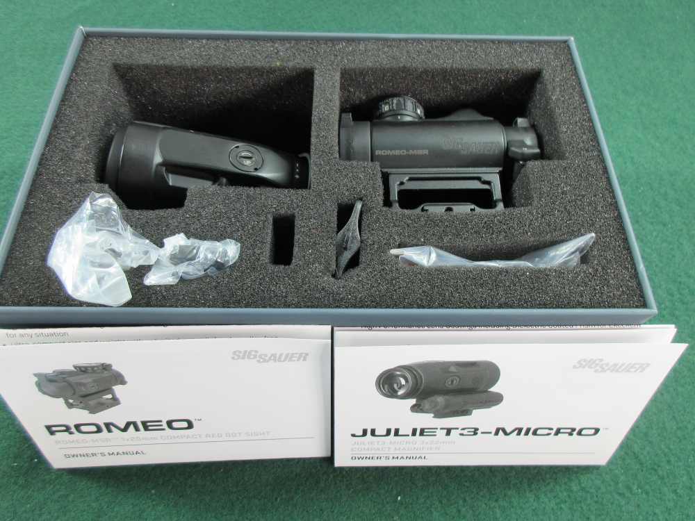 Sig Sauer Romeo-MSR red dot & Juliet3 magnifier combo-img-2