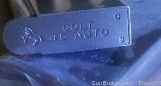 Genuine Factory COLT 1911 7 Round .45 ACP Stainless Steel Magazine - 572491-img-1