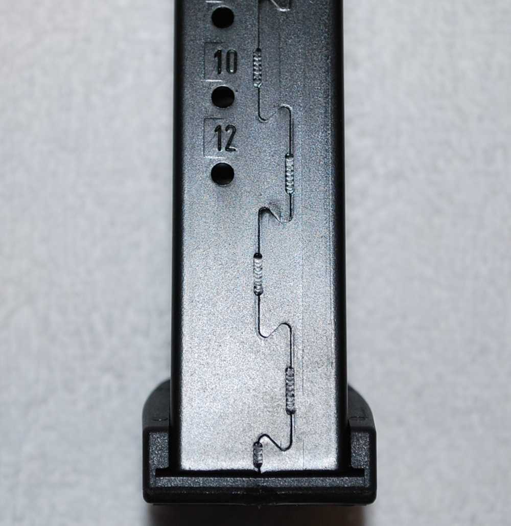 HK USP Compact/P2000 Magazine .40 S&W 12 Rounds Finger Rest Black-img-5