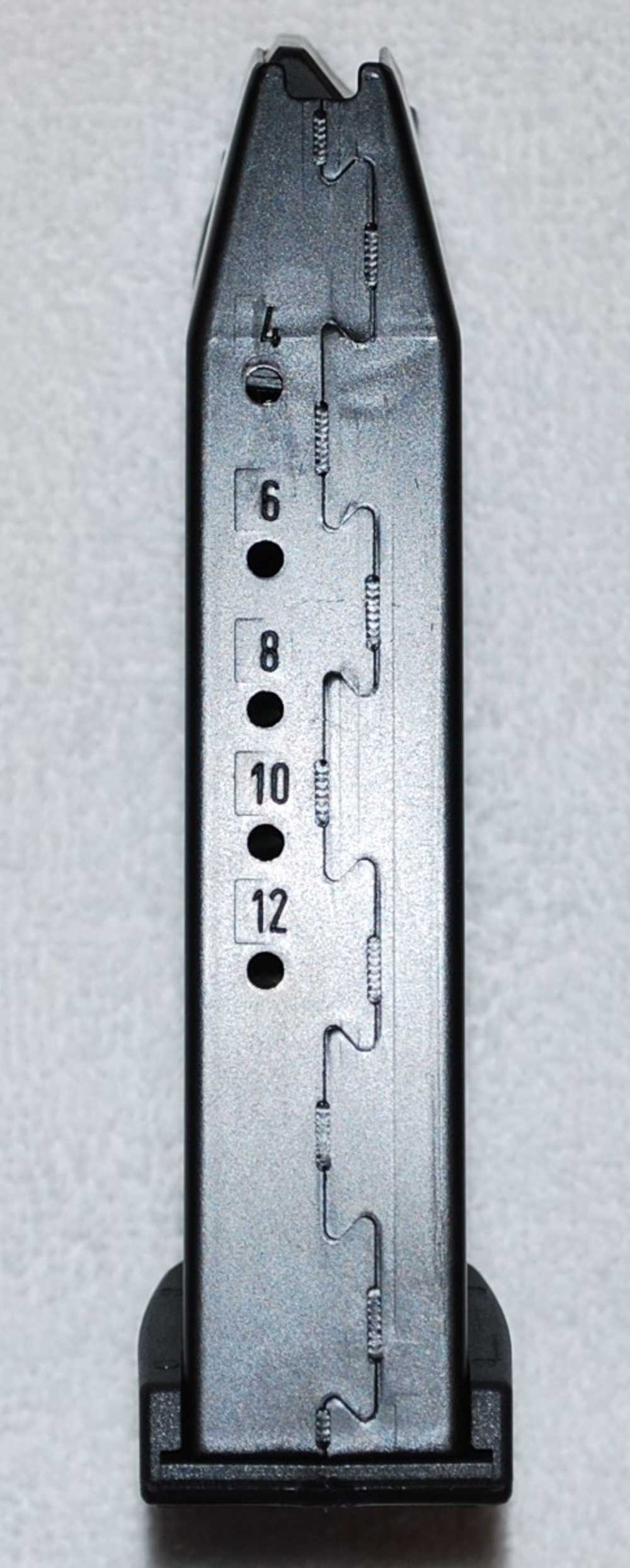 HK USP Compact/P2000 Magazine .40 S&W 12 Rounds Finger Rest Black-img-4