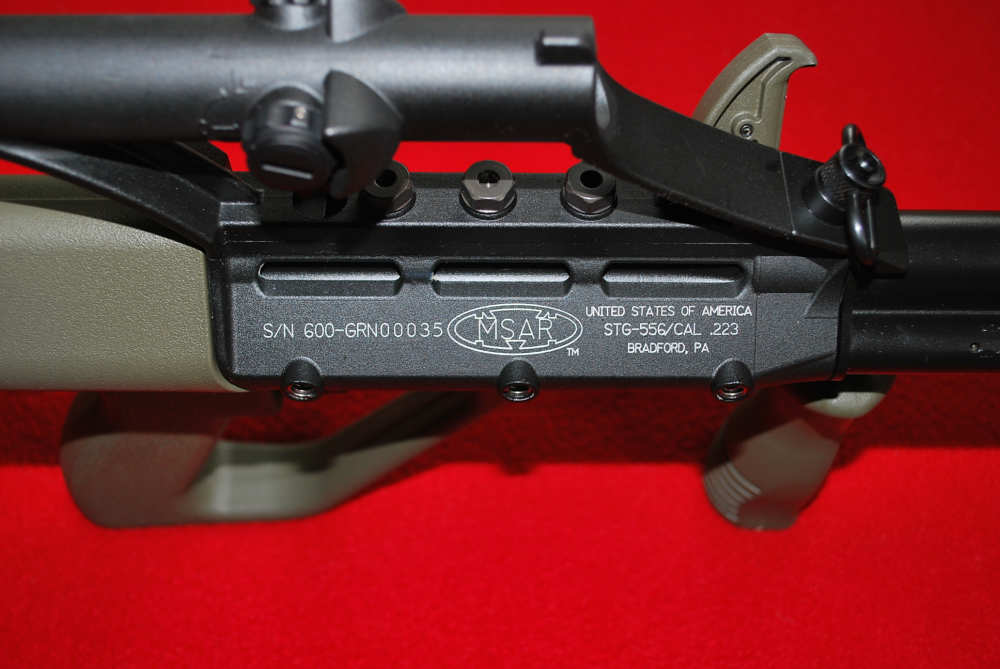 MSAR STG-556/CAL .223 CARBINE/KNIFE BOTH LOW S/N 600-GRN00035 ONLY 600 MADE-img-5