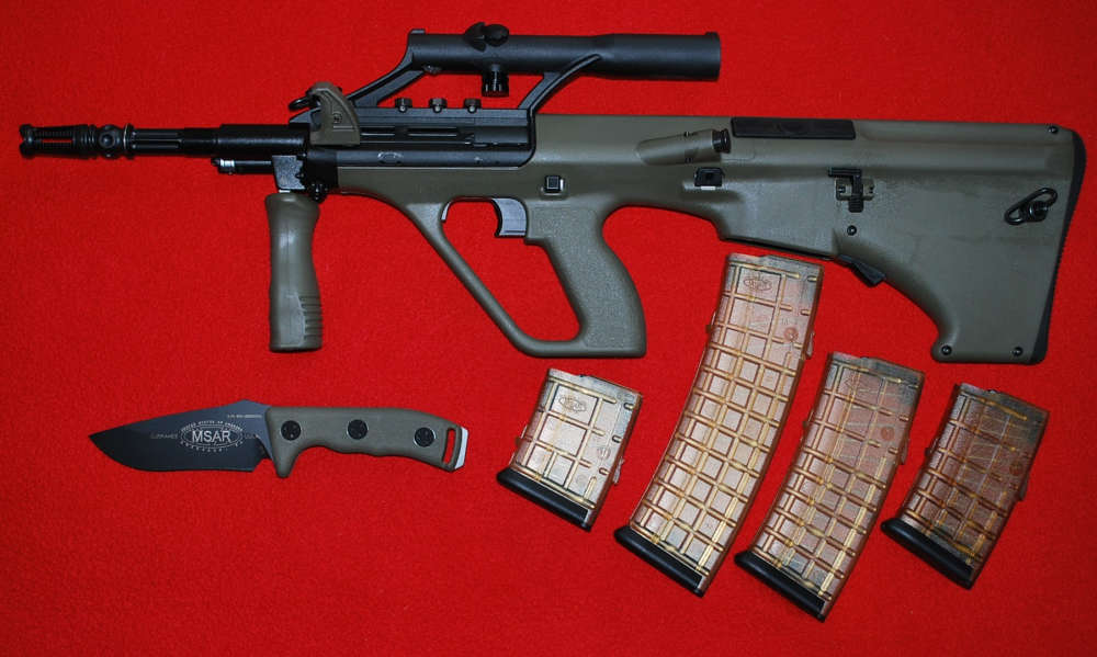MSAR STG-556/CAL .223 CARBINE/KNIFE BOTH LOW S/N 600-GRN00035 ONLY 600 MADE-img-1