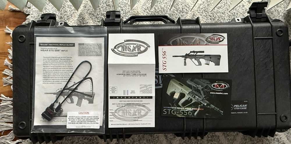 MSAR STG-556/CAL .223 CARBINE/KNIFE BOTH LOW S/N 600-GRN00035 ONLY 600 MADE-img-22