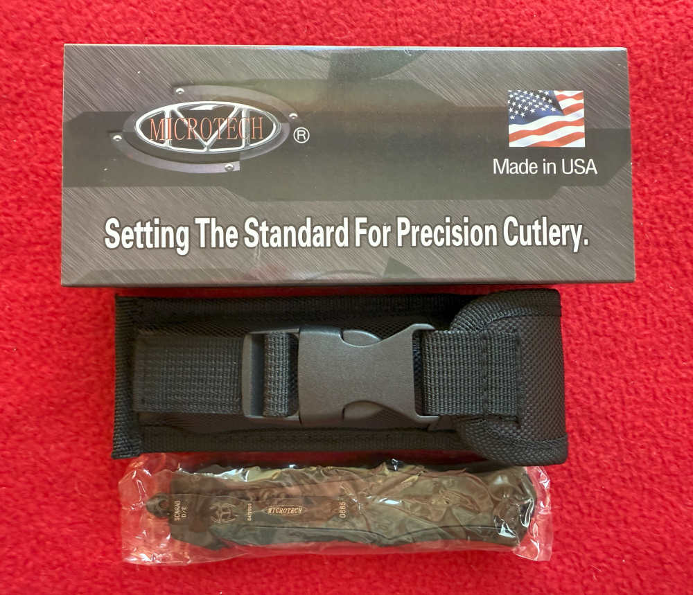 OTF Automatic Knife Scarab  with a 4" Double Edge SS Blade.-img-6
