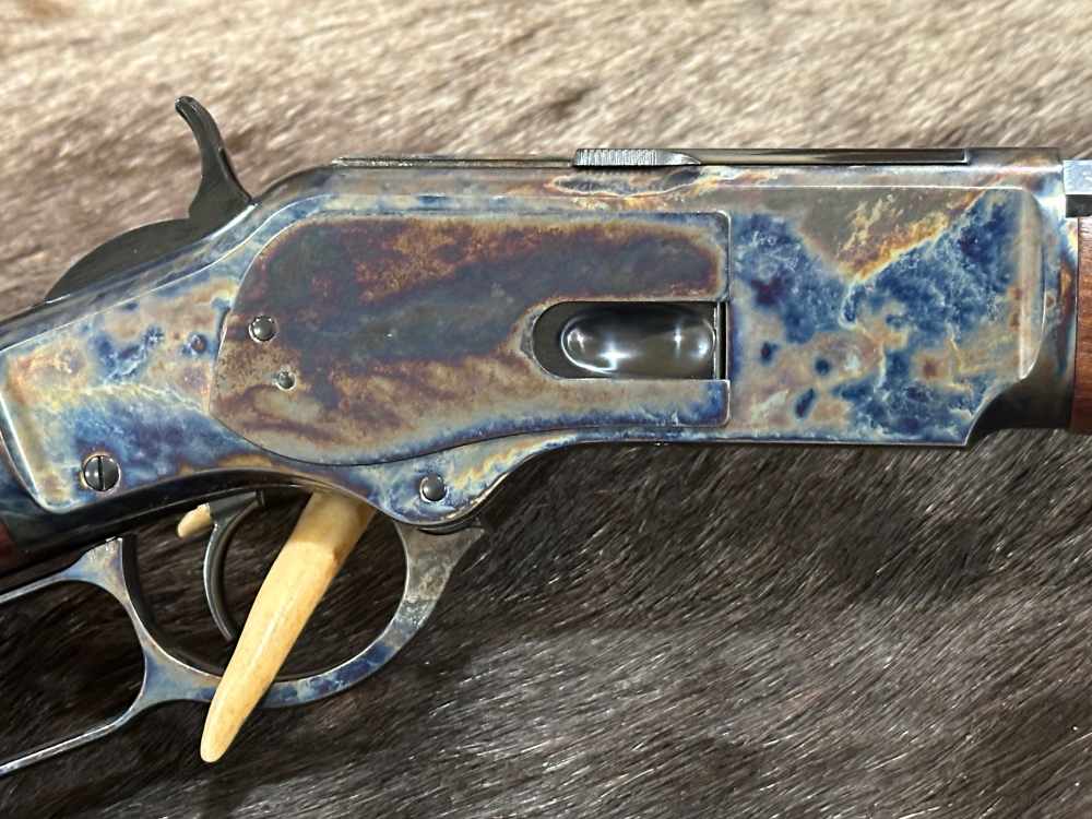 WINCHESTER 1873 SPORTER COLOR CASED 357 MAG PISTOL GRIP 24" OCT GOOD WOOD-img-7