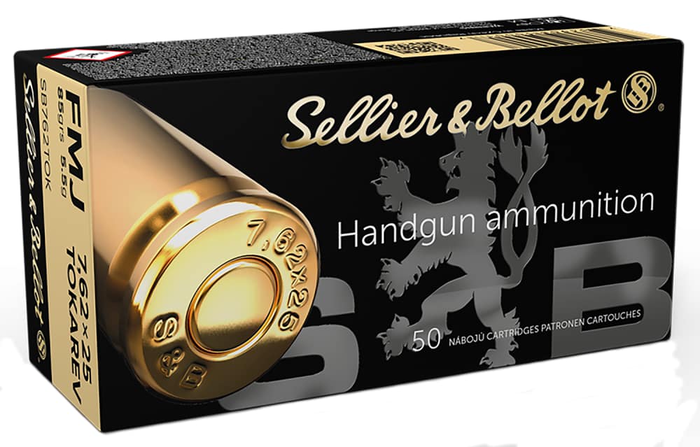 Sellier & Bellot 7.62x25 Tokarev Ammo-img-0