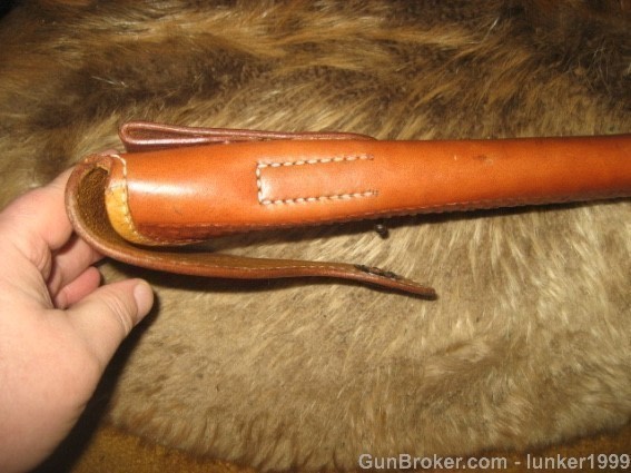 EL PASO SADDLERY FLAP HOLSTER RUGER MKII 8" NICE-img-5