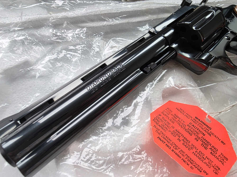 Colt Diamondback 22LR 100% Never Fired  box and all items intact Rare Wow -img-6