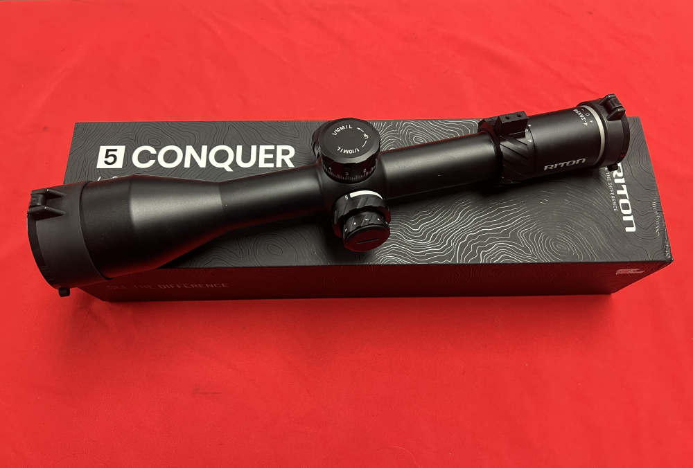 Riton Conquer 5 4-28x56 FFP MRAD Illuminated TPSR -img-1