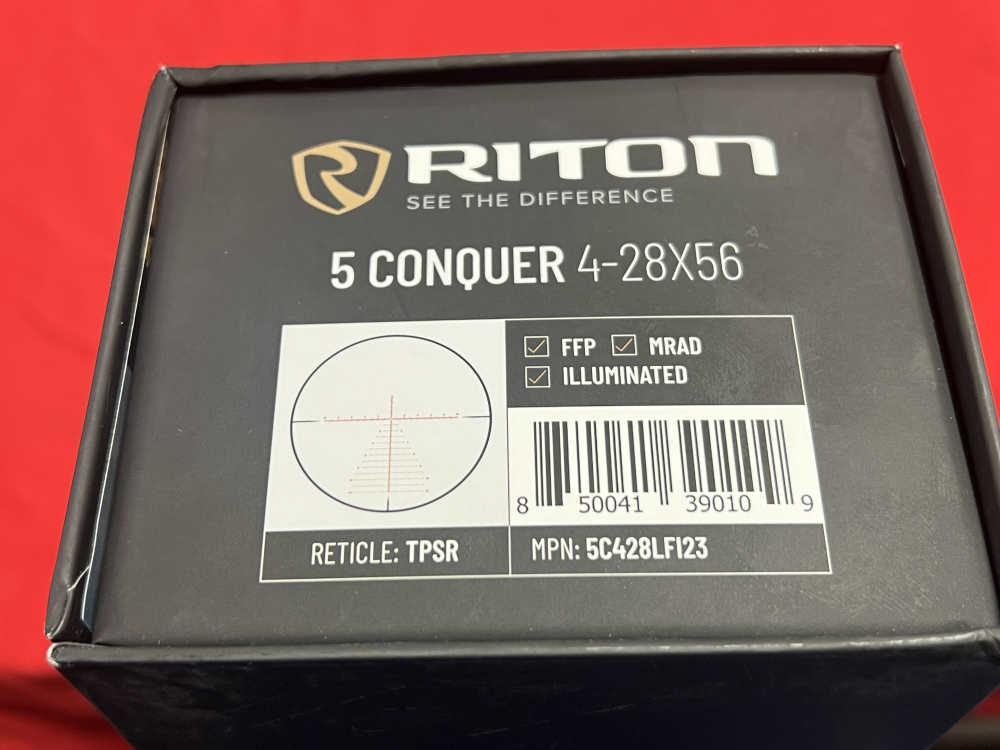 Riton Conquer 5 4-28x56 FFP MRAD Illuminated TPSR -img-2