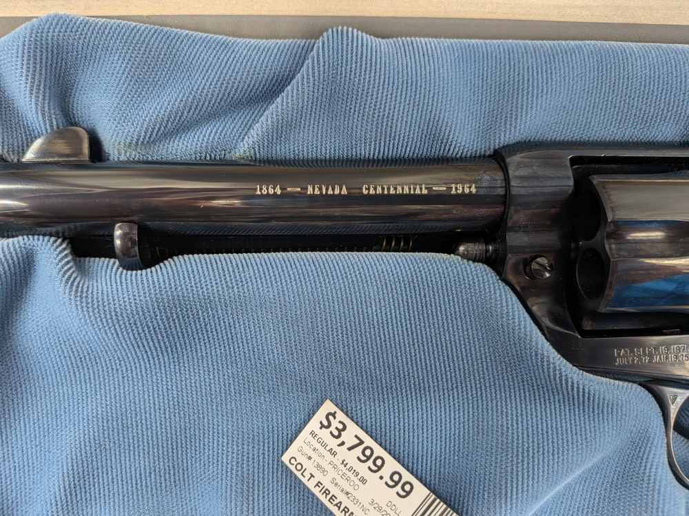 Colt Single Action Army SAA .45 Colt 1964 Nevada Centennial Commemorative -img-2