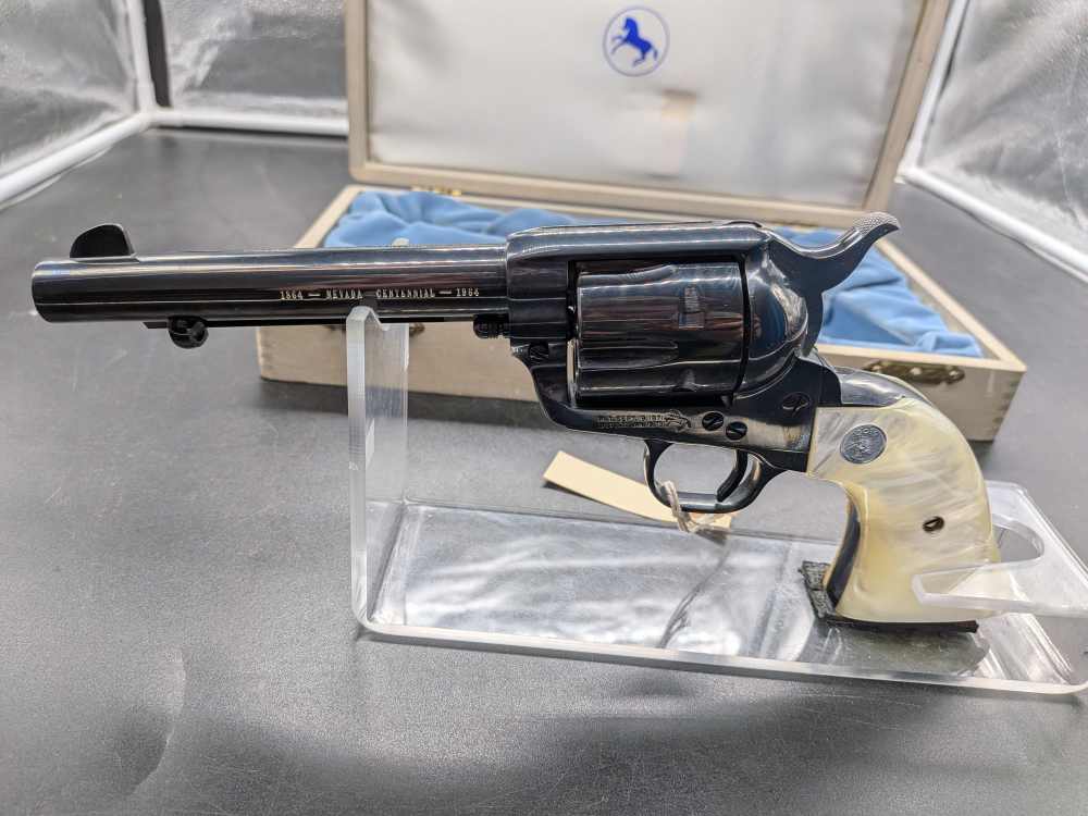 Colt Single Action Army SAA .45 Colt 1964 Nevada Centennial Commemorative -img-10
