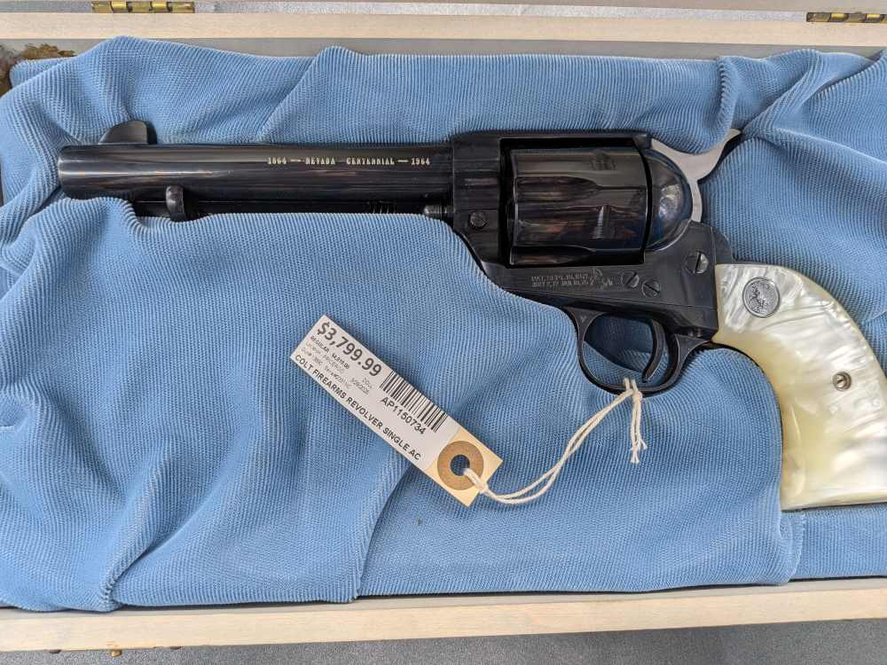 Colt Single Action Army SAA .45 Colt 1964 Nevada Centennial Commemorative -img-3