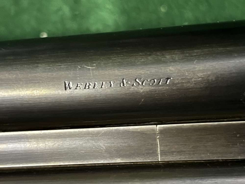Lovely lightweight Webley &Scott 12 GA SXS Ejector-img-16
