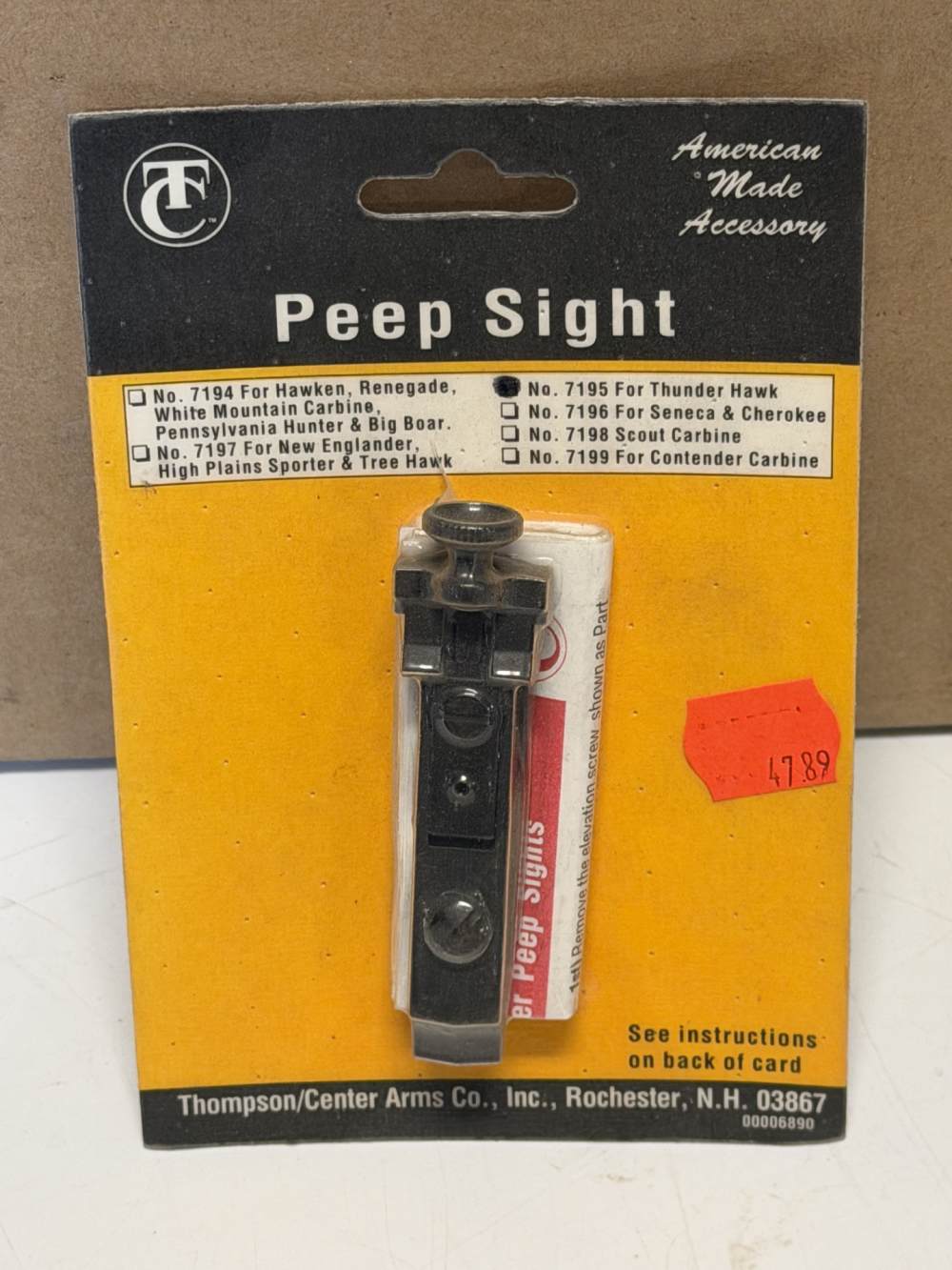Thomson Center TC Thunder Hawk Peep SIght-img-0