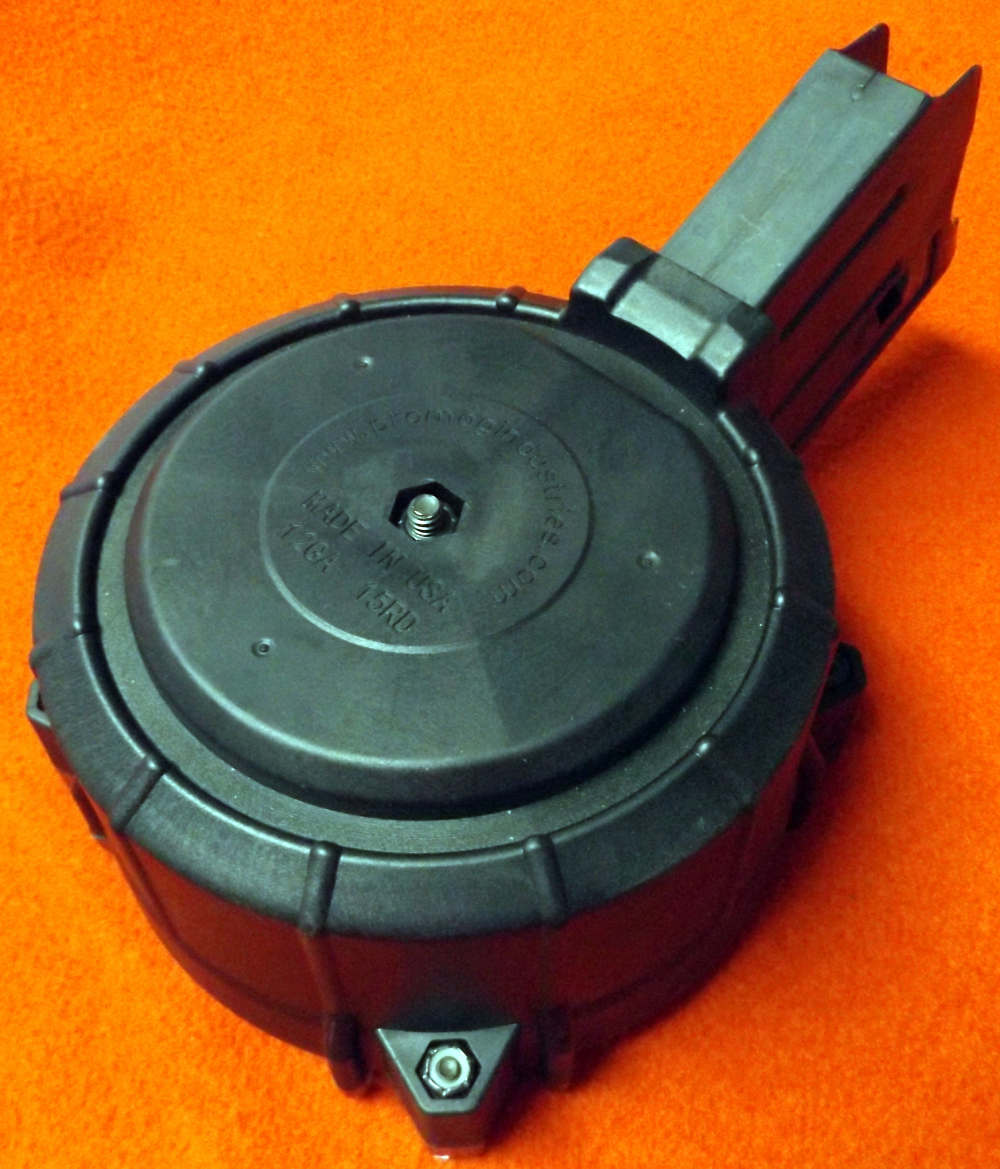 PRO MAG 12 GAUGE 15 ROUND DRUM MAGAZINE-img-1