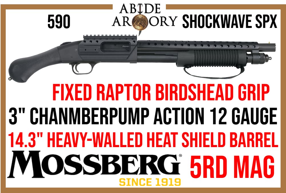 Mossberg 590 Shockwave SPX 50648 015813506489 Upgraded Heat Shield Breacher-img-0